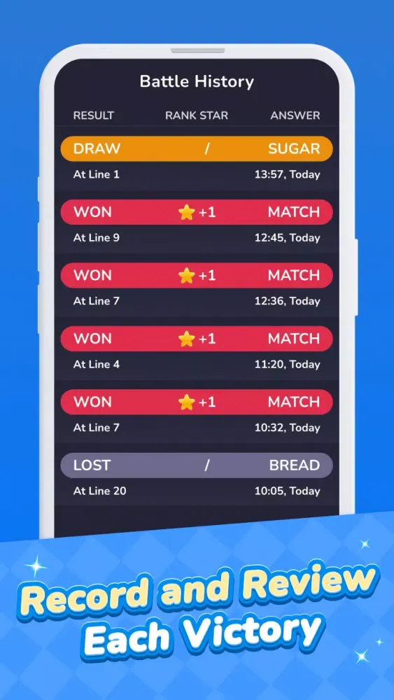Wordlebattle with friends स्क्रीनशॉट