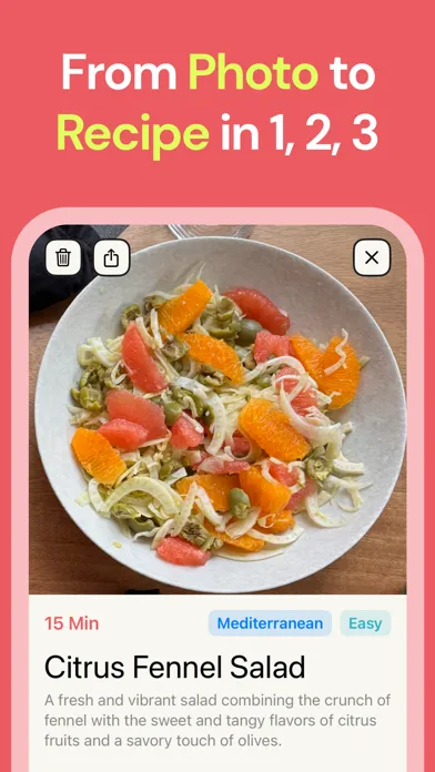 Recipix - AI Recipe Generator 스크린샷