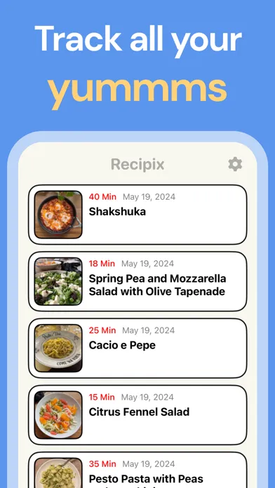 Recipix - AI Recipe Generator 스크린샷