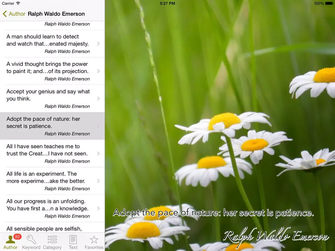 Capturas de pantalla de English Spanish Quotes iPad 