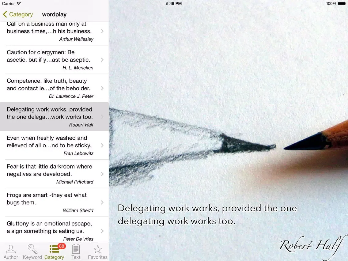 Capturas de pantalla de English Spanish Quotes iPad 