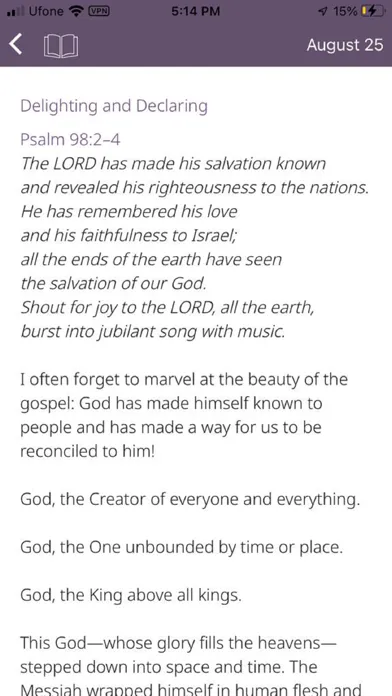 Capturas de tela do Words of Light - Devotional