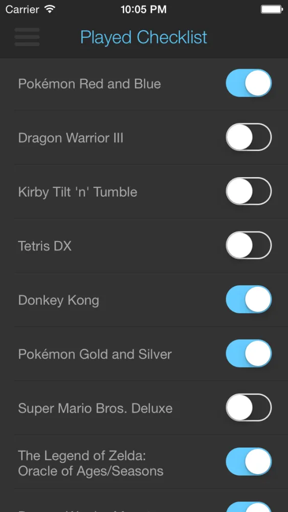Zrzuty ekranu Best Games for Game Boy and Game Boy Color