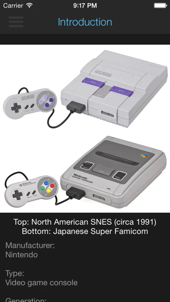 Best Games for SNES স্ক্রিনশট