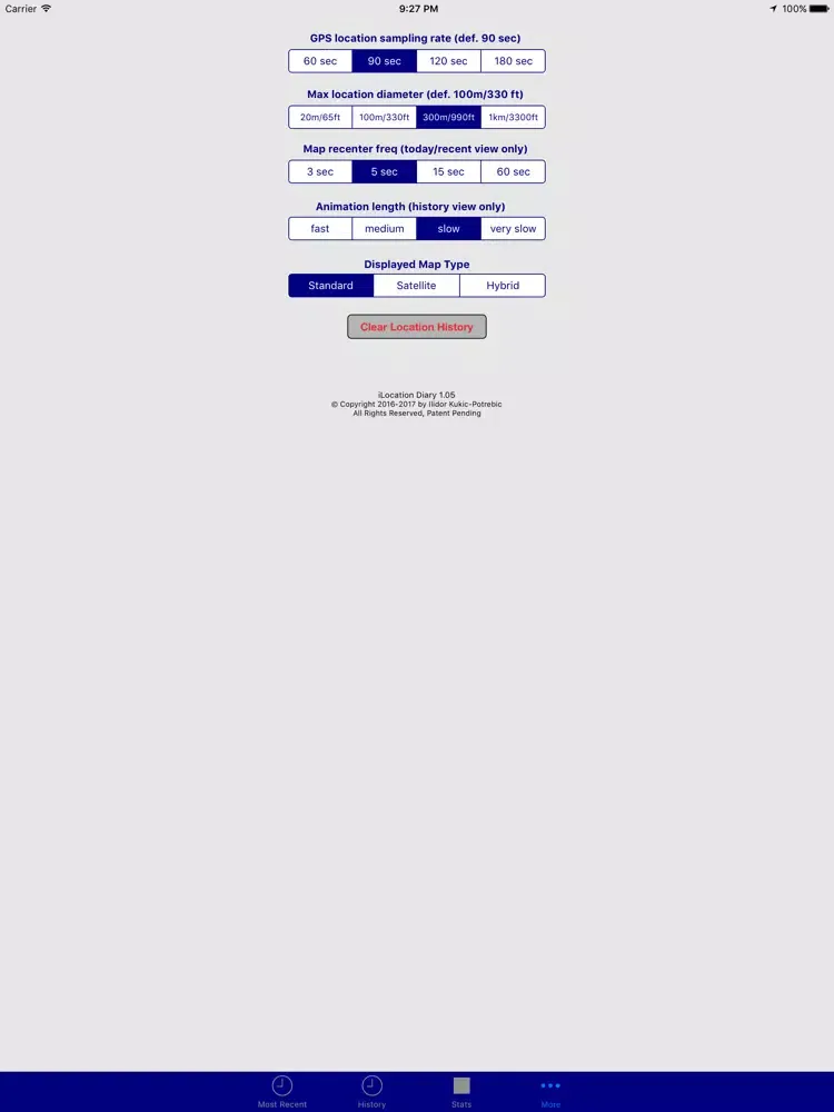 Скриншоты iLocation Diary iPad 