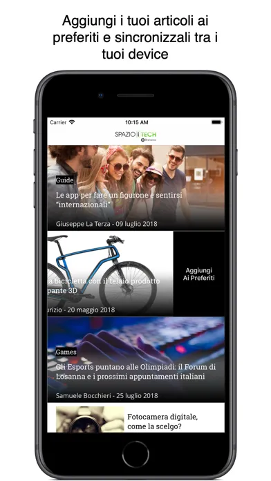Spazio iTech سکرین شاٹس