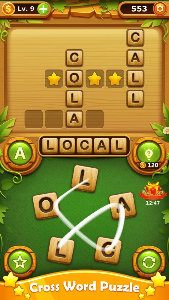 Capturas de pantalla de Word Cross Puzzle: Word Games