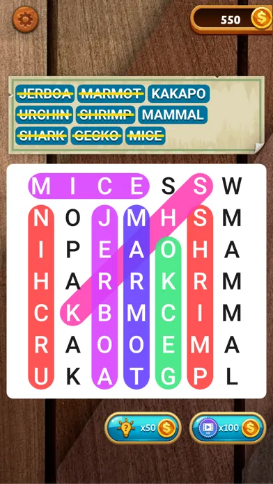 Captures d'écran de Wordscapes- Word Search