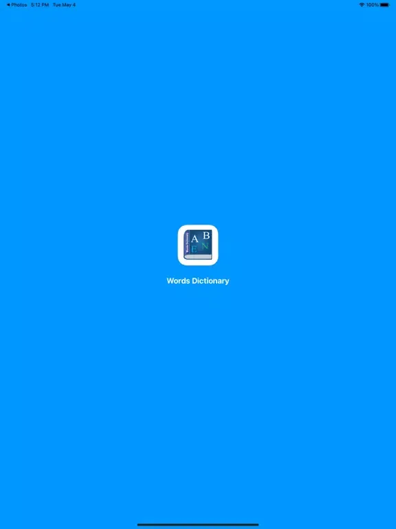 Capturas de pantalla de Words Dictionary iPad 