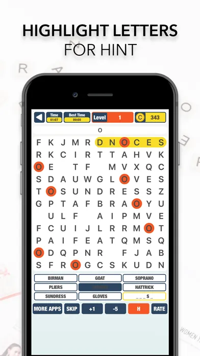 Captures d'écran de Word Search Fun Puzzle