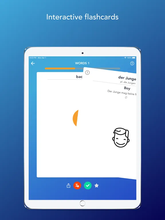 Tobo: Learn German Vocabulary iPad  স্ক্রিনশট