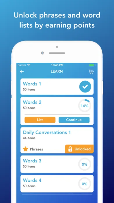 Tobo: Learn German Vocabulary স্ক্রিনশট