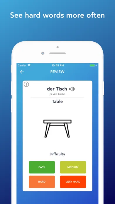 Tobo: Learn German Vocabulary স্ক্রিনশট