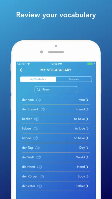 Tobo: Learn German Vocabulary স্ক্রিনশট