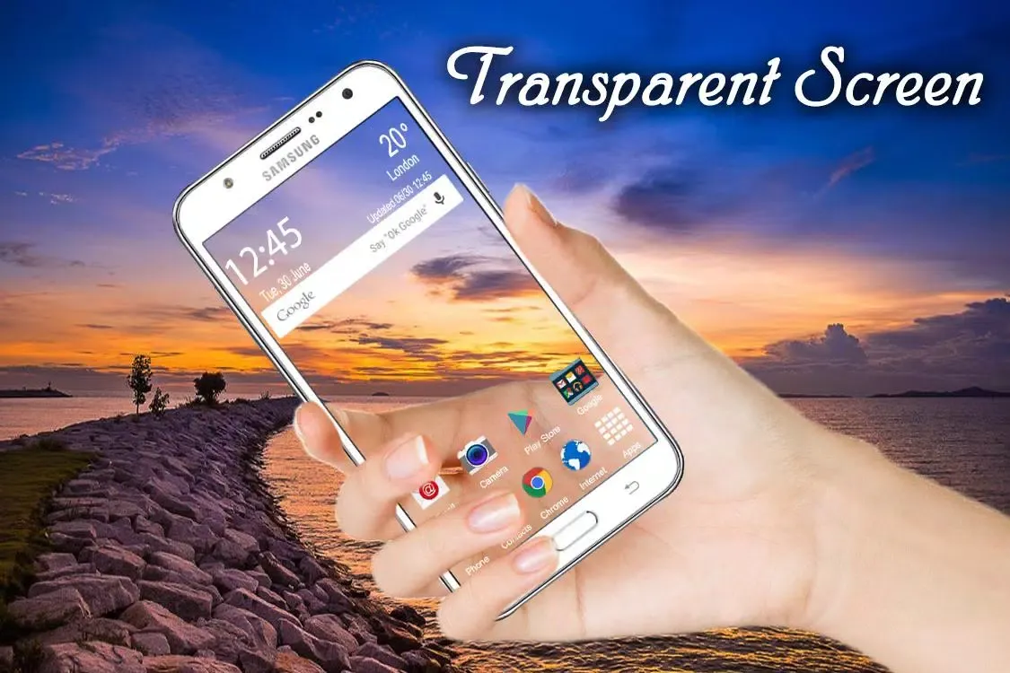 Capturas de tela do Transparent Screen