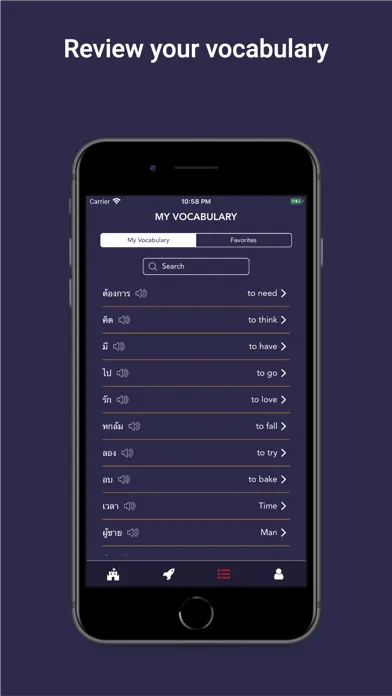 Tobo: Learn Thai Vocabulary Screenshots