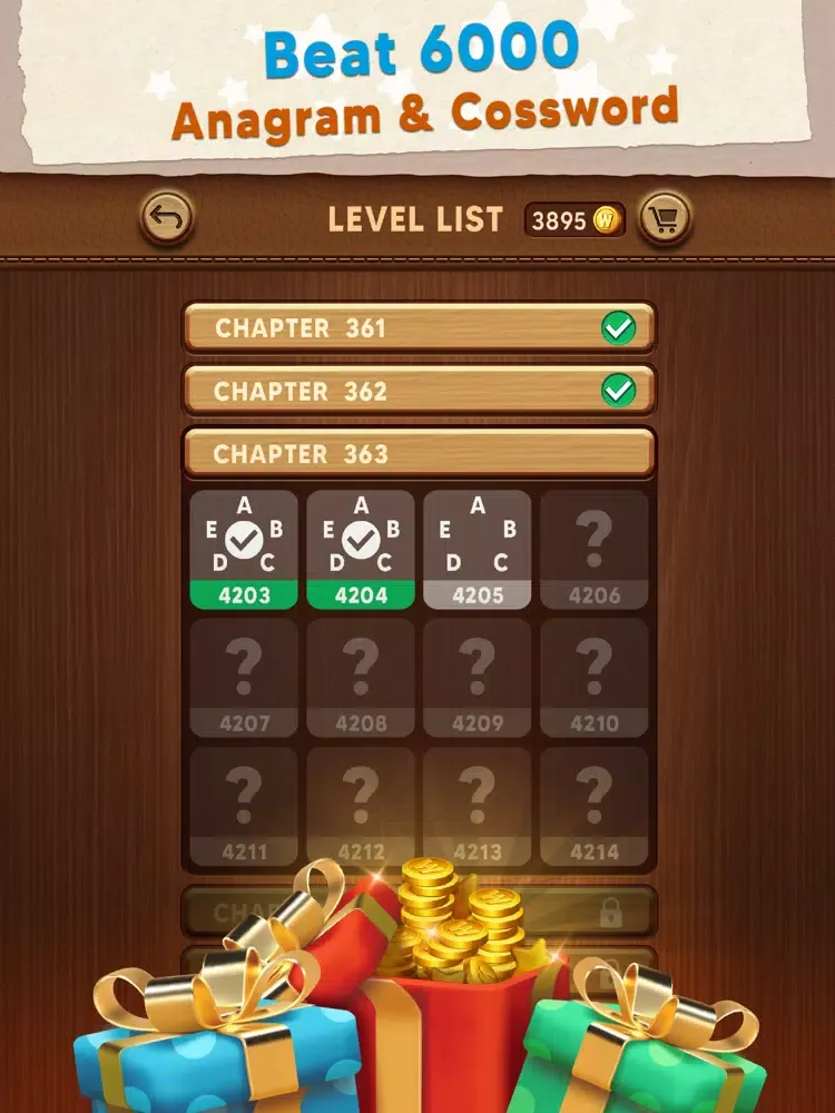 Capturas de pantalla de Word Timber: Mind Puzzle Games iPad 
