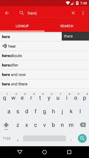 Chambers Thesaurus স্ক্রিনশট