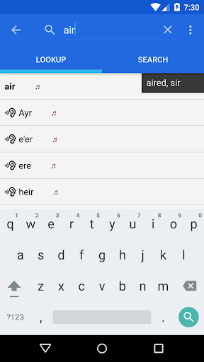 WordWeb Audio Dictionary স্ক্রিনশট