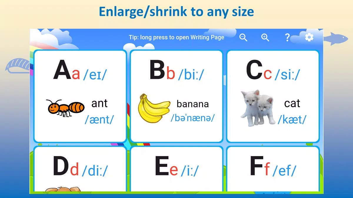 ABC English Alphabet Chart Screenshots2