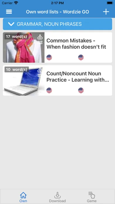 Ảnh chụp màn hình của Wordzie GO: Quiz & Learn