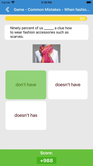 Ảnh chụp màn hình của Wordzie GO: Quiz & Learn