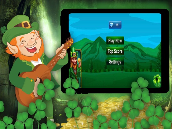 Tangkapan layar Lucky Leprecon Coin iPad 