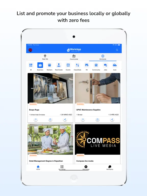 تصاویر WorkApp - Works For You iPad 