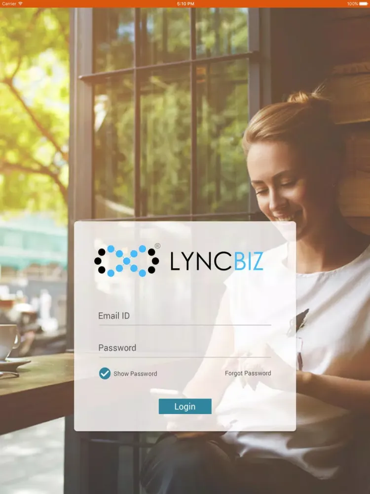 Zrzuty ekranu LyncBiz Chat iPad 