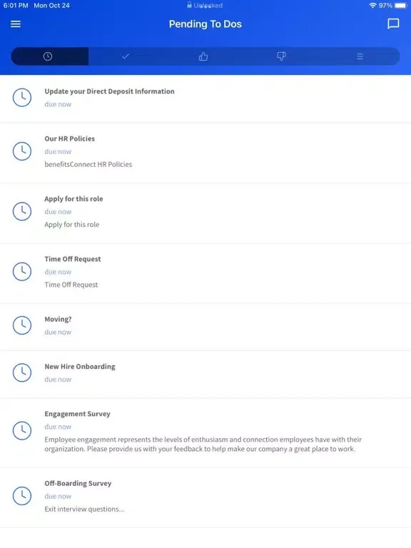 workBOX iPad  स्क्रीनशॉट