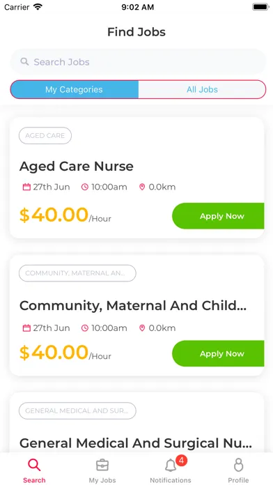 Ảnh chụp màn hình của STEVE Nursing