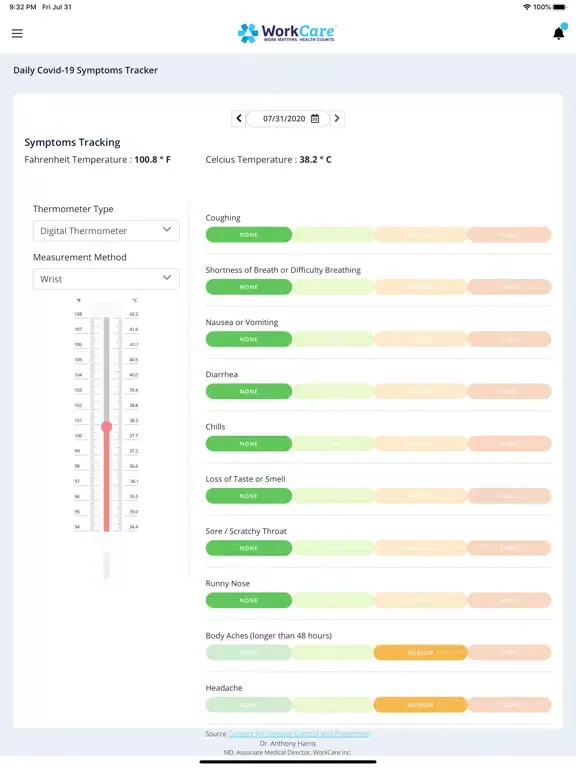 WorkCare WorkMatters iPad  Screenshots