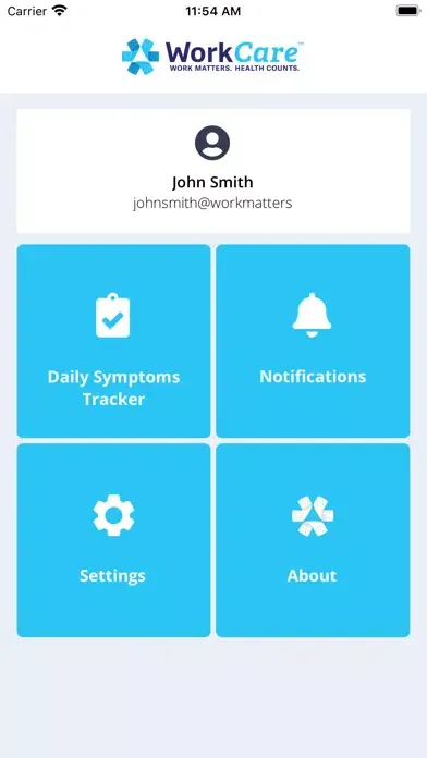 WorkCare WorkMatters Screenshots