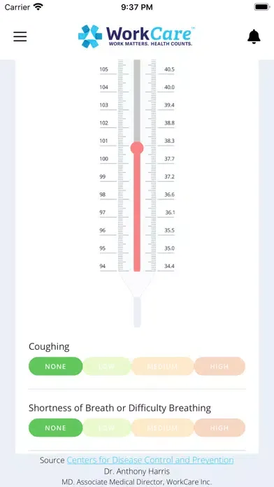 WorkCare WorkMatters Screenshots