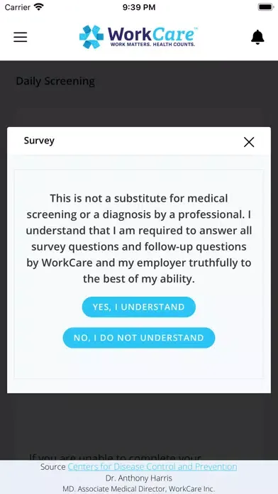WorkCare WorkMatters Screenshots