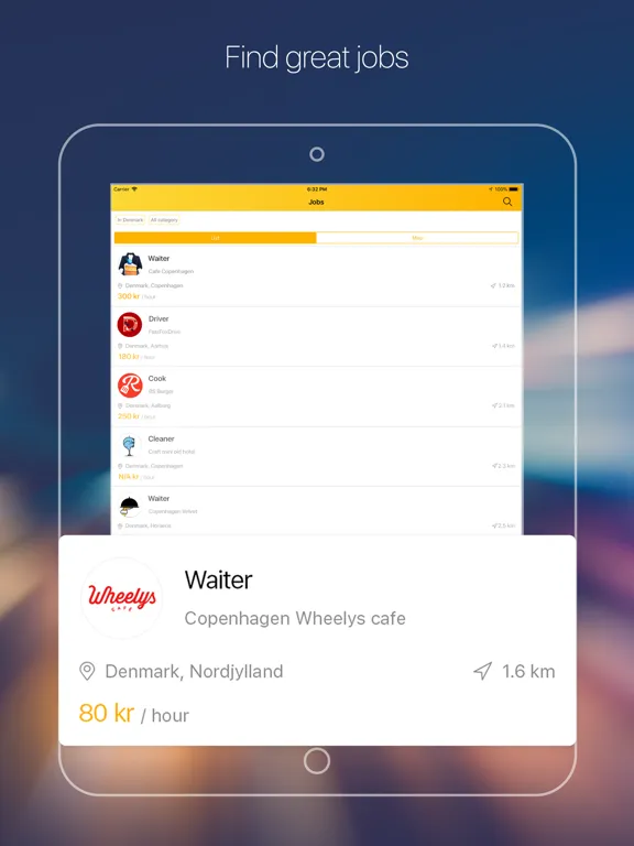 Workee: Find Jobs & Hire Staff iPad  Screenshots