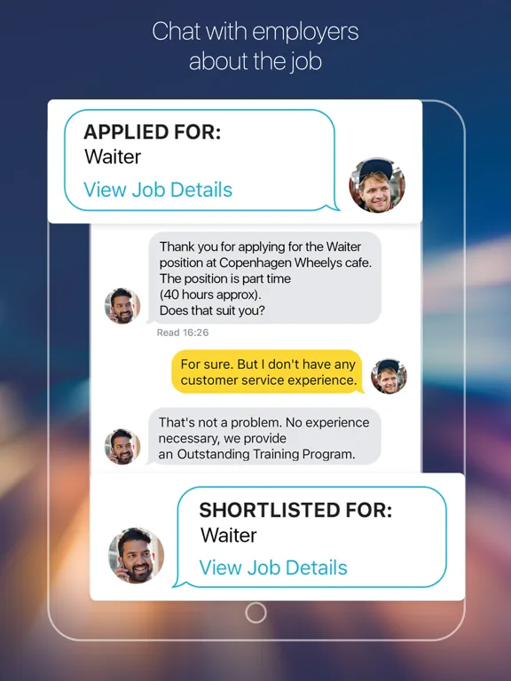 Workee: Find Jobs & Hire Staff iPad  Screenshots