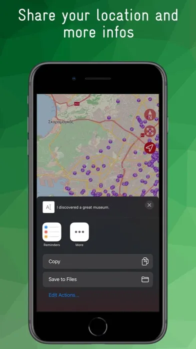 Athens Offline Map Screenshots