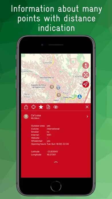 Cape Verde Offline Map Screenshots
