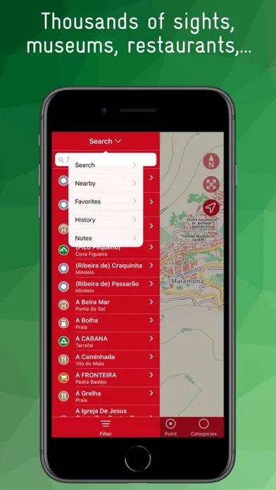 Cape Verde Offline Map Screenshots