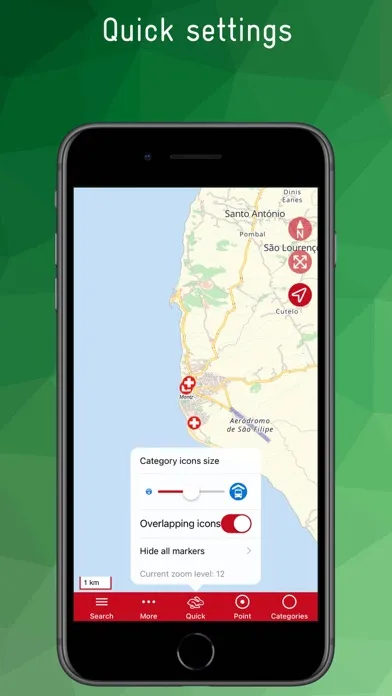 Cape Verde Offline Map Screenshots