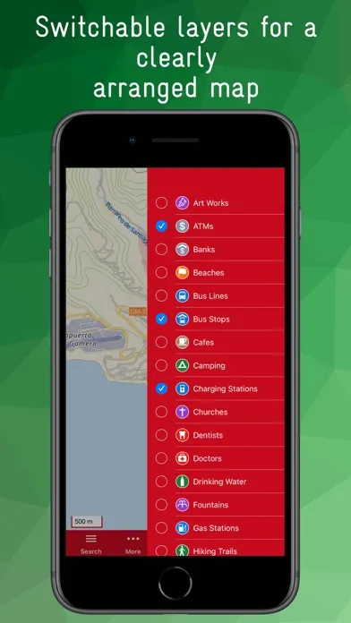 Tangkapan skrin La Gomera Offline Map
