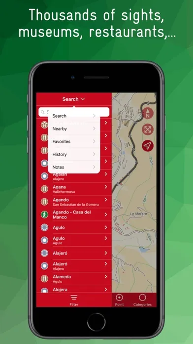 Tangkapan skrin La Gomera Offline Map