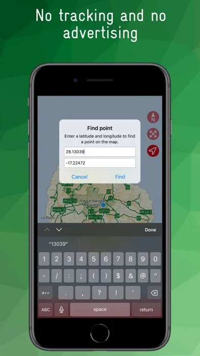 Tangkapan skrin La Gomera Offline Map