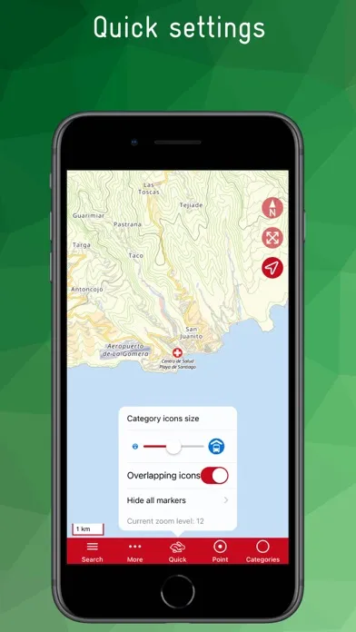 Tangkapan skrin La Gomera Offline Map