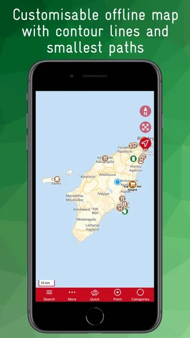 Ảnh chụp màn hình của Rhodos Offline Map