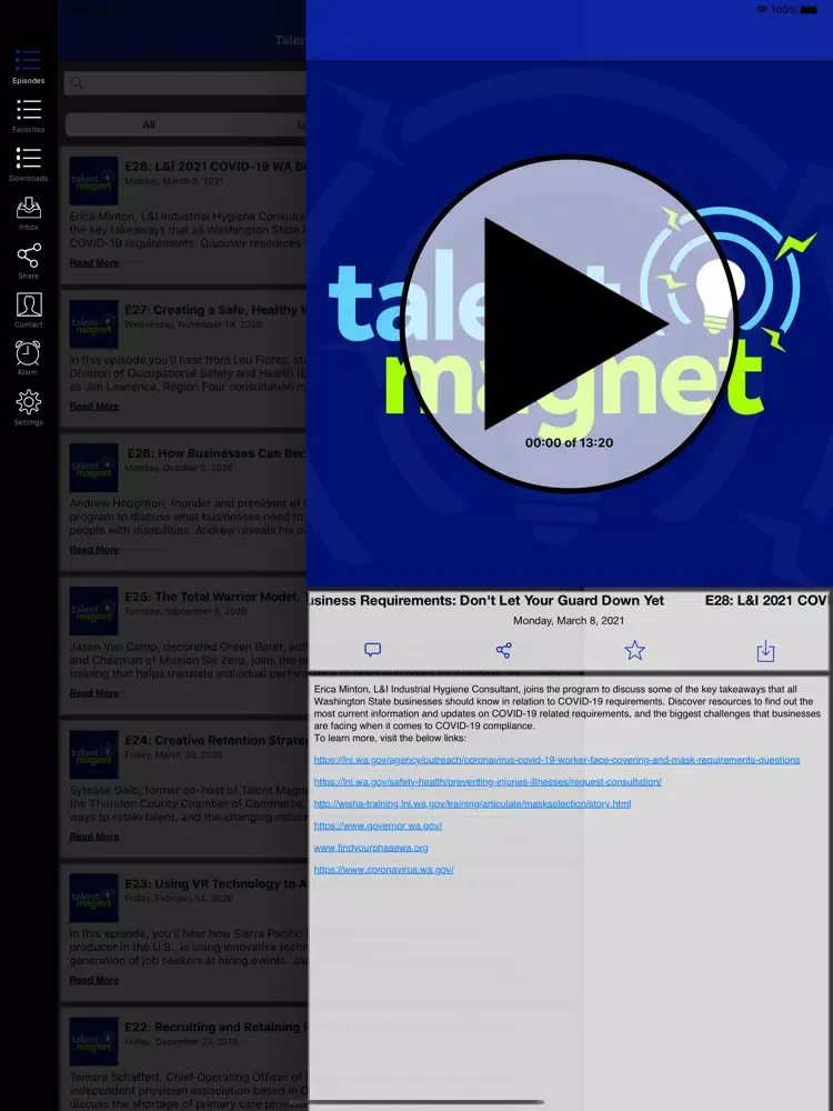 Screenshot di Talent Magnet iPad 