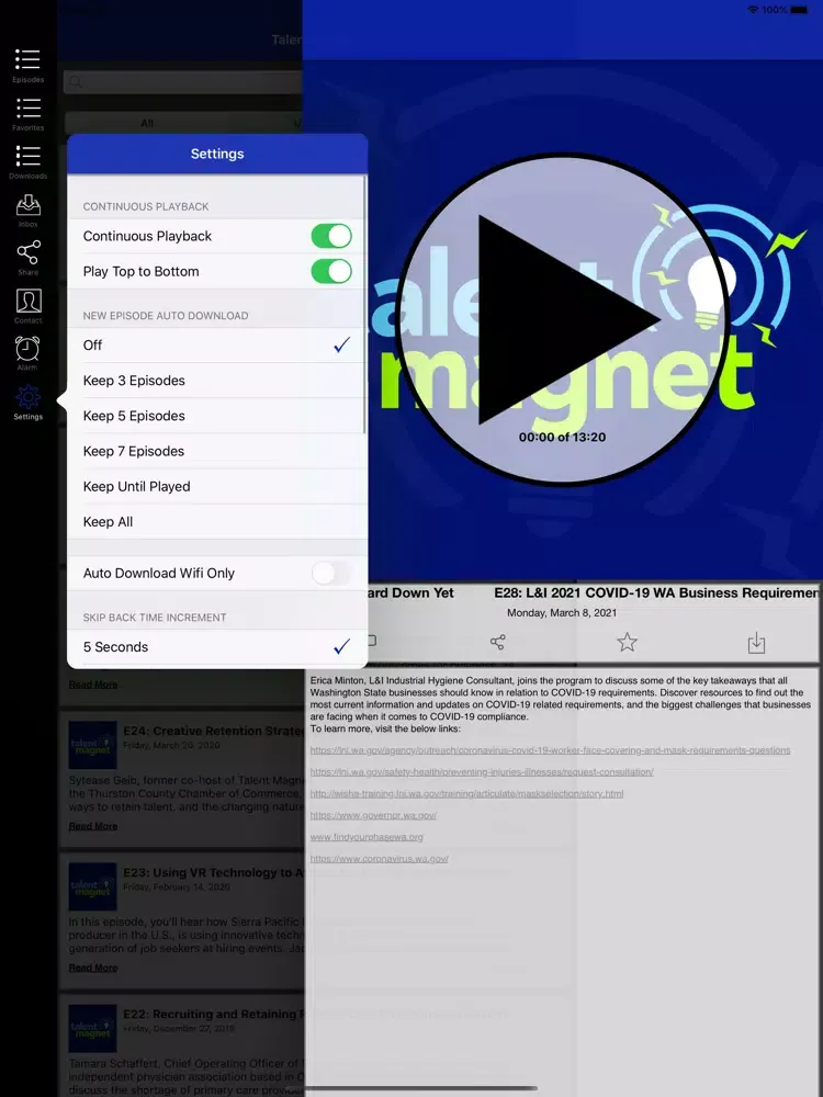Screenshot di Talent Magnet iPad 