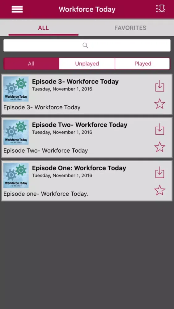 Ảnh chụp màn hình của Workforce Today