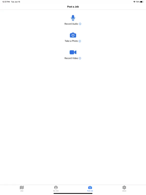 Screenshot di Workin.com iPad 
